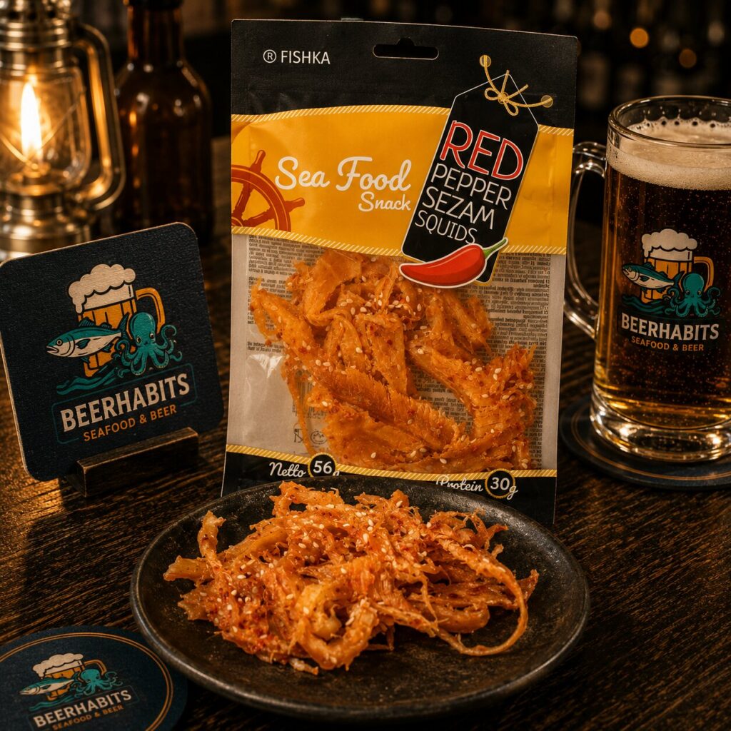 Fishka Chili Sesame Squid 56g