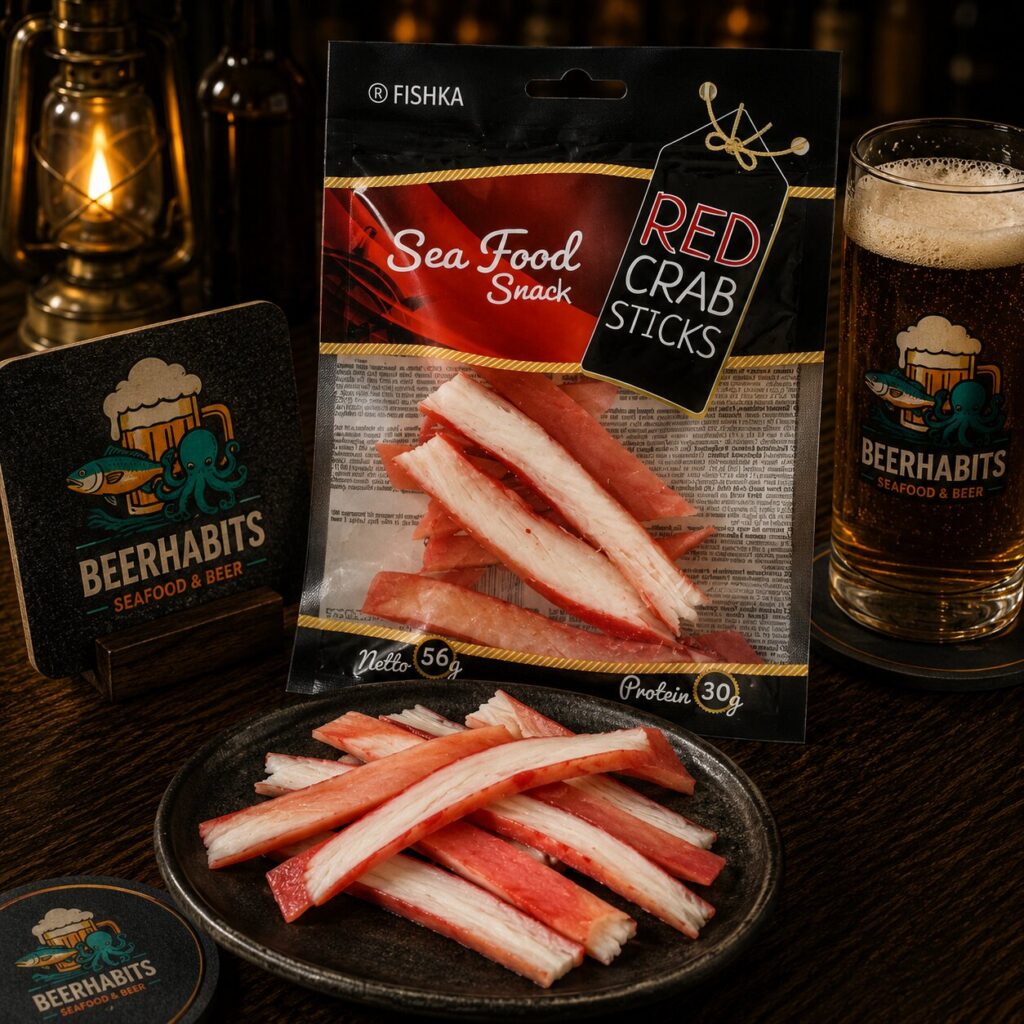 Fishka Crab Taste Squid Sticks 56g