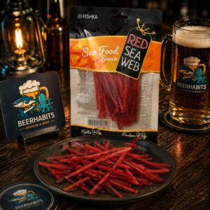 Premium beer snacks and dried squid products by Beerhabits